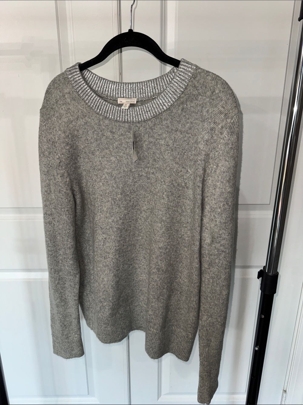 GAP Light Grey Crewneck Knit Sweater